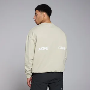 MP vīriešu lielizmēra džemperis ar apdruku “Tempo” – Gaiši pelēks - Size XXL