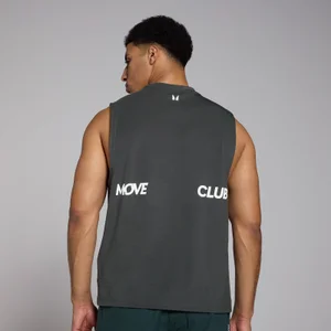 MP vīriešu sporta krekls ar pazeminātu rokas izgriezumu un apdruku “Tempo” – Izbaloti melns - Size XS