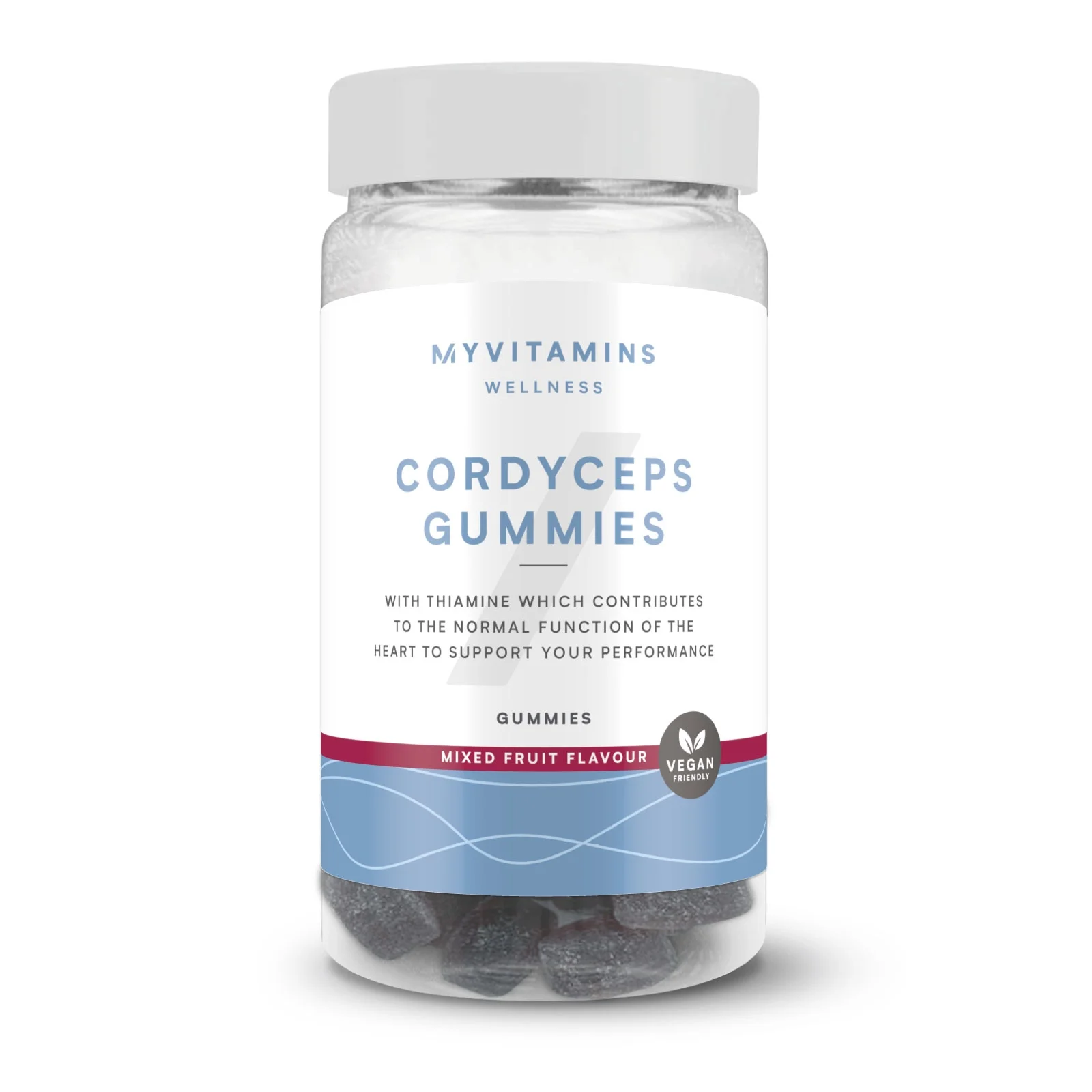 Cordyceps veiktspējas gumijas - 60gummies - Mixed Fruit attēls 1