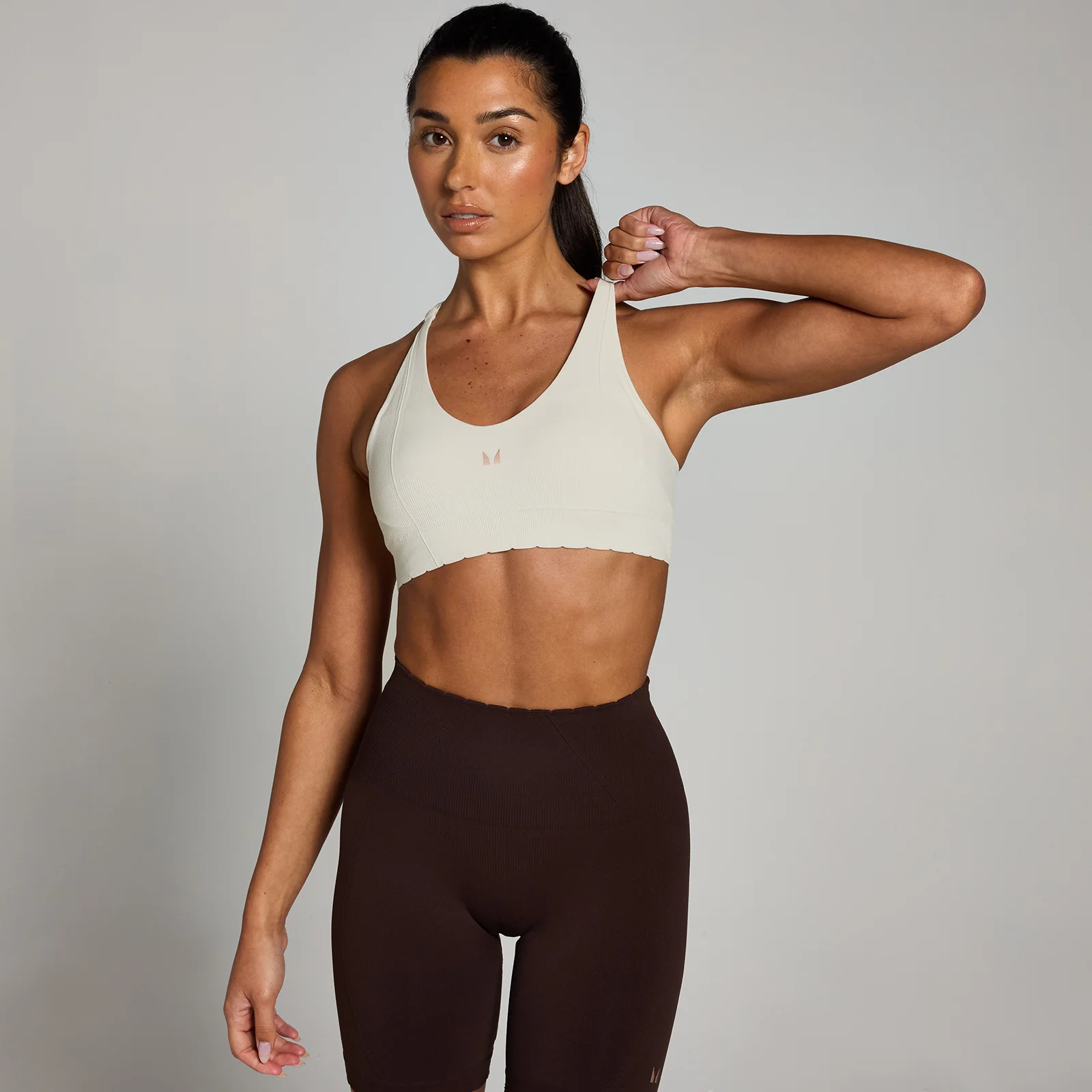 MP sieviešu bezvīļu sporta krūšturis “Tempo Ultra” — Pelēks - XXL attēls 1