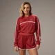MP kontrastējoša sporta jaka ar rāvējslēdzēju “X Tatiana” – Baloti sarkanbrūna