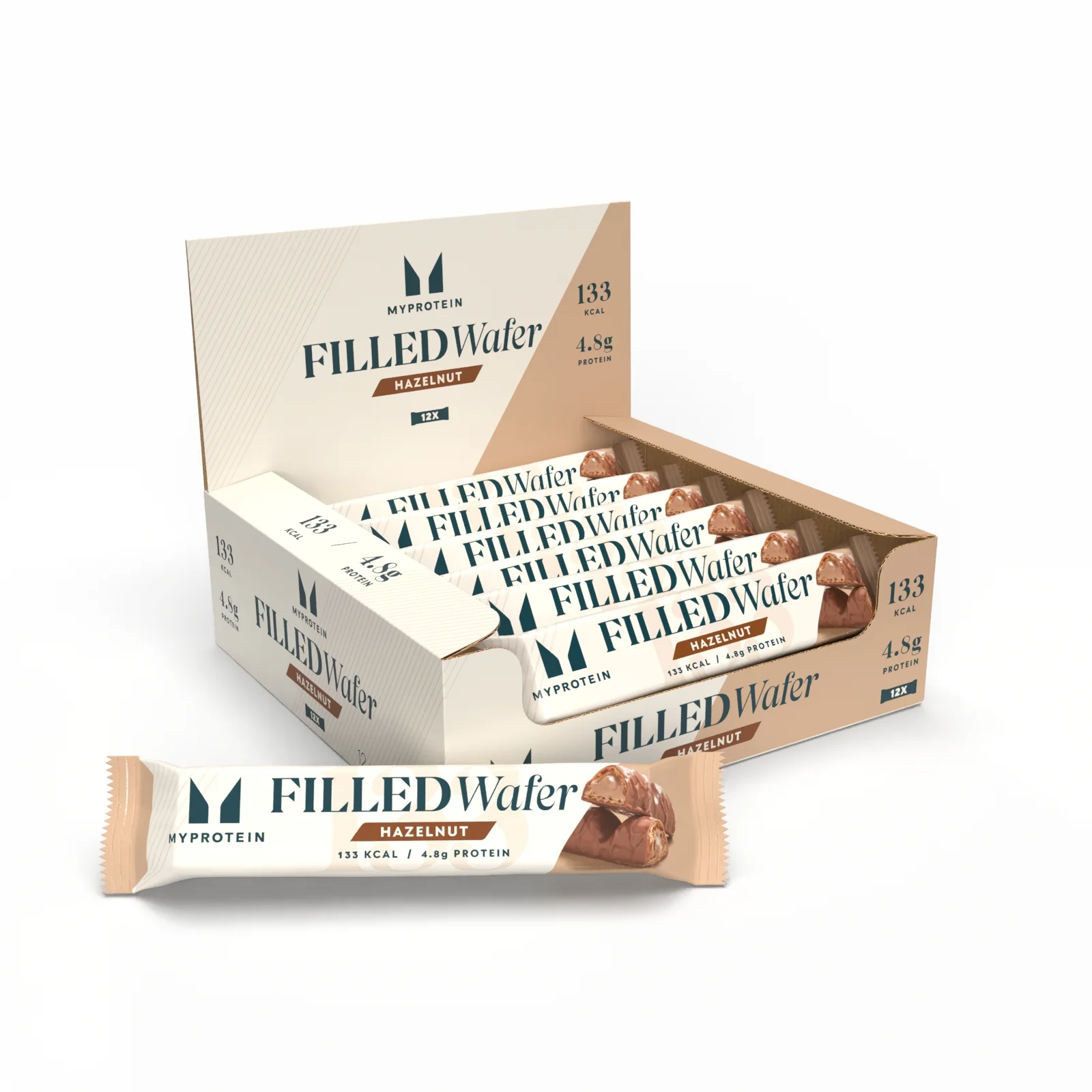 Pildīta vafele - 12x24g - Hazelnut attēls 1