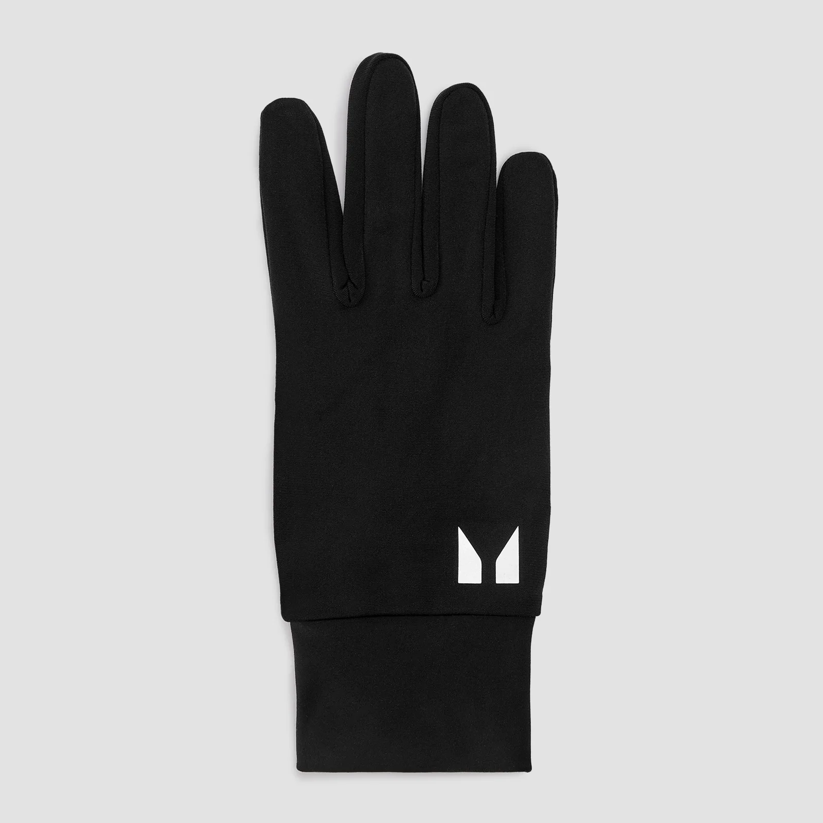 MP Reflective Running Gloves - Black - L - Melna attēls 1