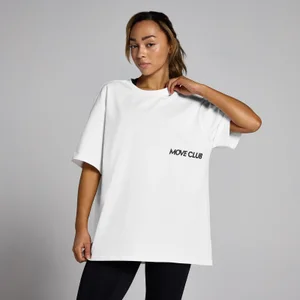 MP abu dzimumu t-krekls “Move Club” — Balts - Size S-M