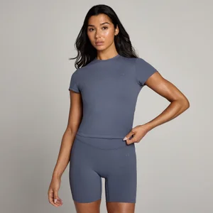 MP sieviešu cieši pieguļošs T-krekls ar īsām piedurknēm “Tempo” — Zils - Size XS