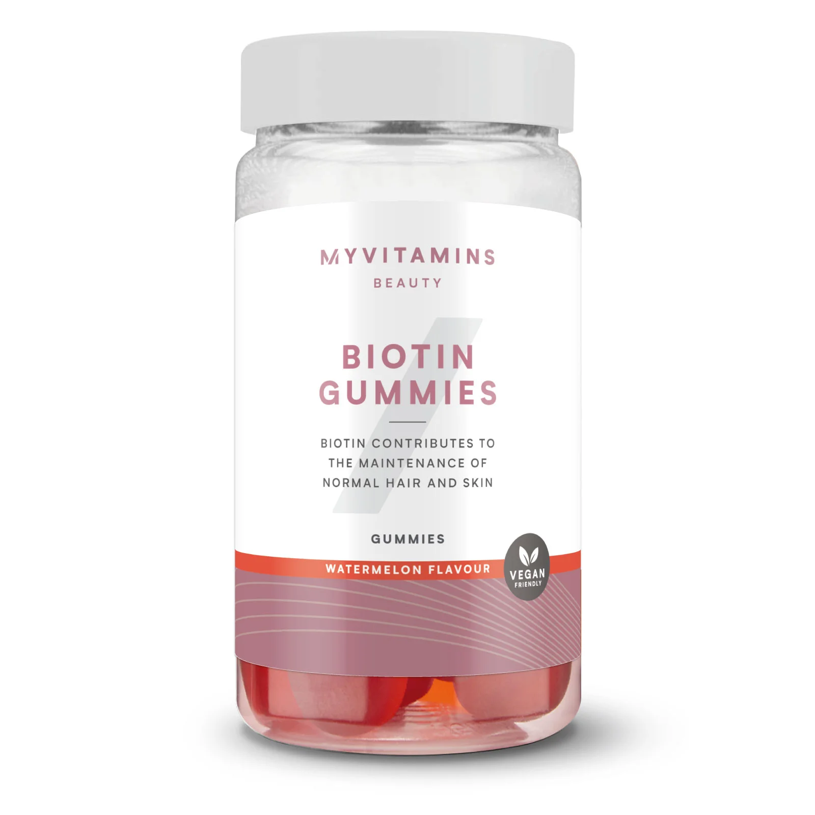 Biotīna košļājamās pastilas - 60gummies - Arbūzi attēls 1