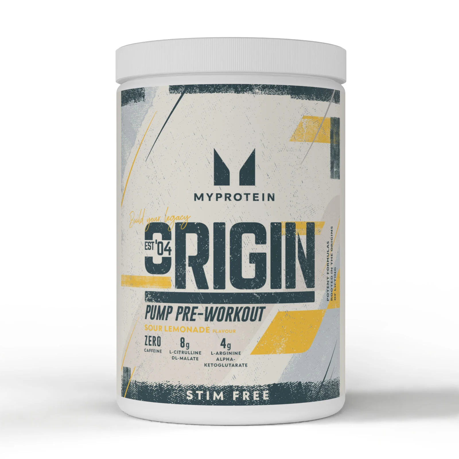 Origin Stim-Free Pre-Workout - 750G - 30servings - Sour Lemonade attēls 1