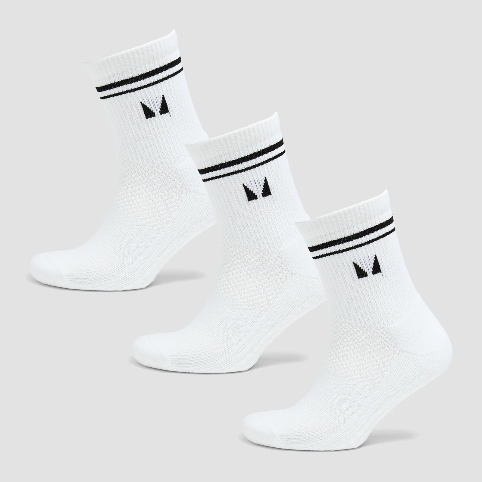 MP zeķes pilates nodarbībām (3 pāri) – Baltas - UK 2-5 attēls 1