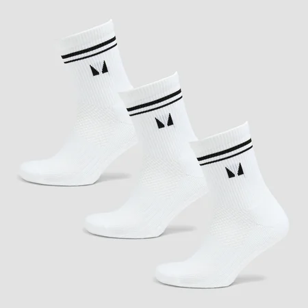 MP zeķes pilates nodarbībām (3 pāri) – Baltas