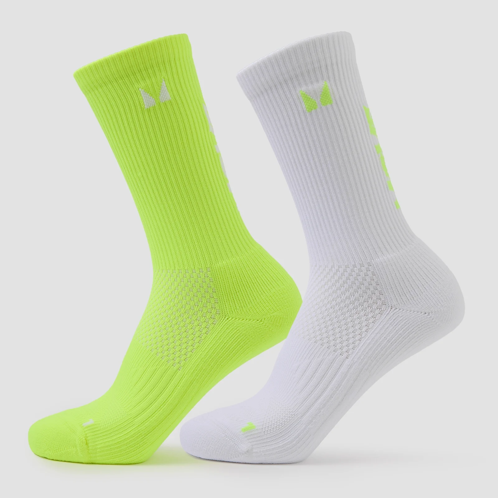 MP skriešanas zeķes (2 pāris) “Move Club” – Dzeltenas - UK 2-5 attēls 1