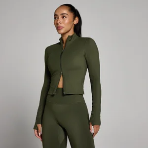 Sieviešu Tempo īsinātā jaka MP - meža zaļš - Size XS