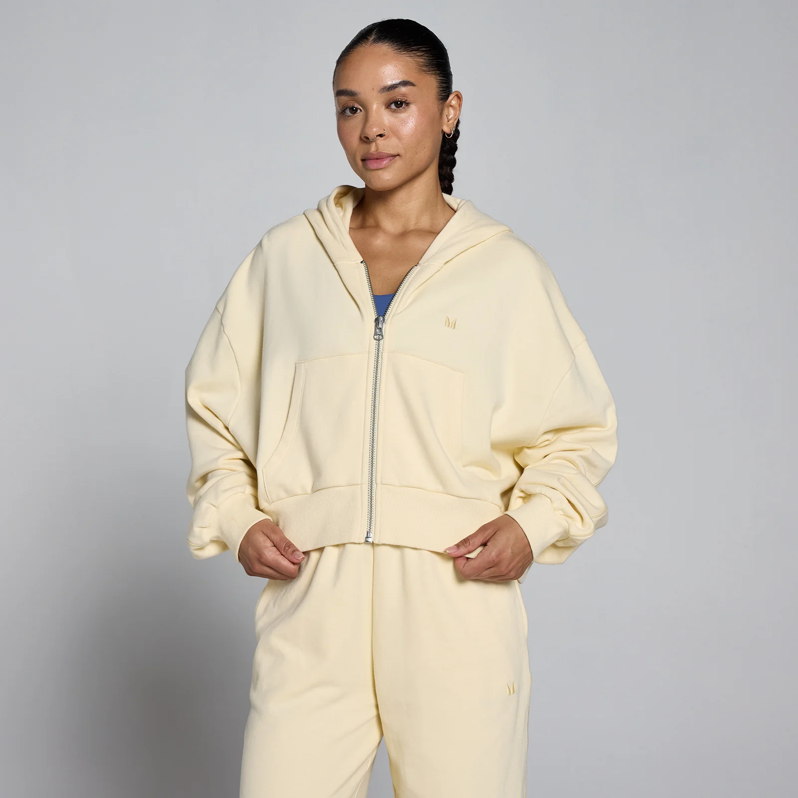 MP sieviešu vieglā jaka ar kapuci un rāvējslēdzēju - Butter - XL attēls 1