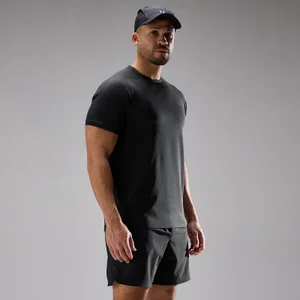 MP vīriešu Training Ultra režģotais t-krekls - melns - Size XS