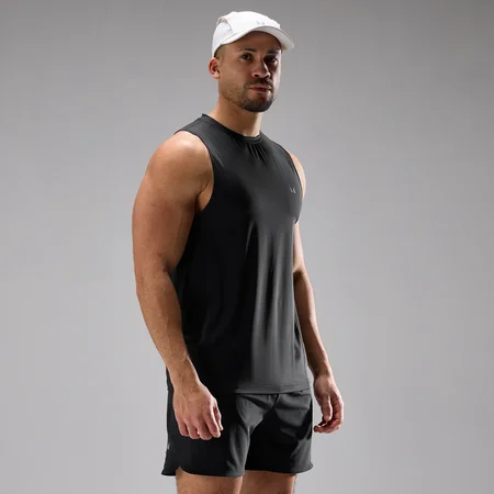 Vīriešu Training Ultra Mesh bezpiedurkņu krekls MP - Melns