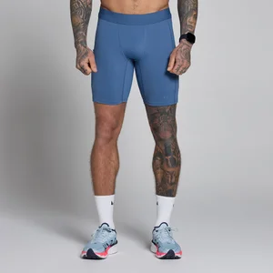 MP vīriešu Hybrid pusgarie legingi ar kabatām - Slate Blue - Size XXL