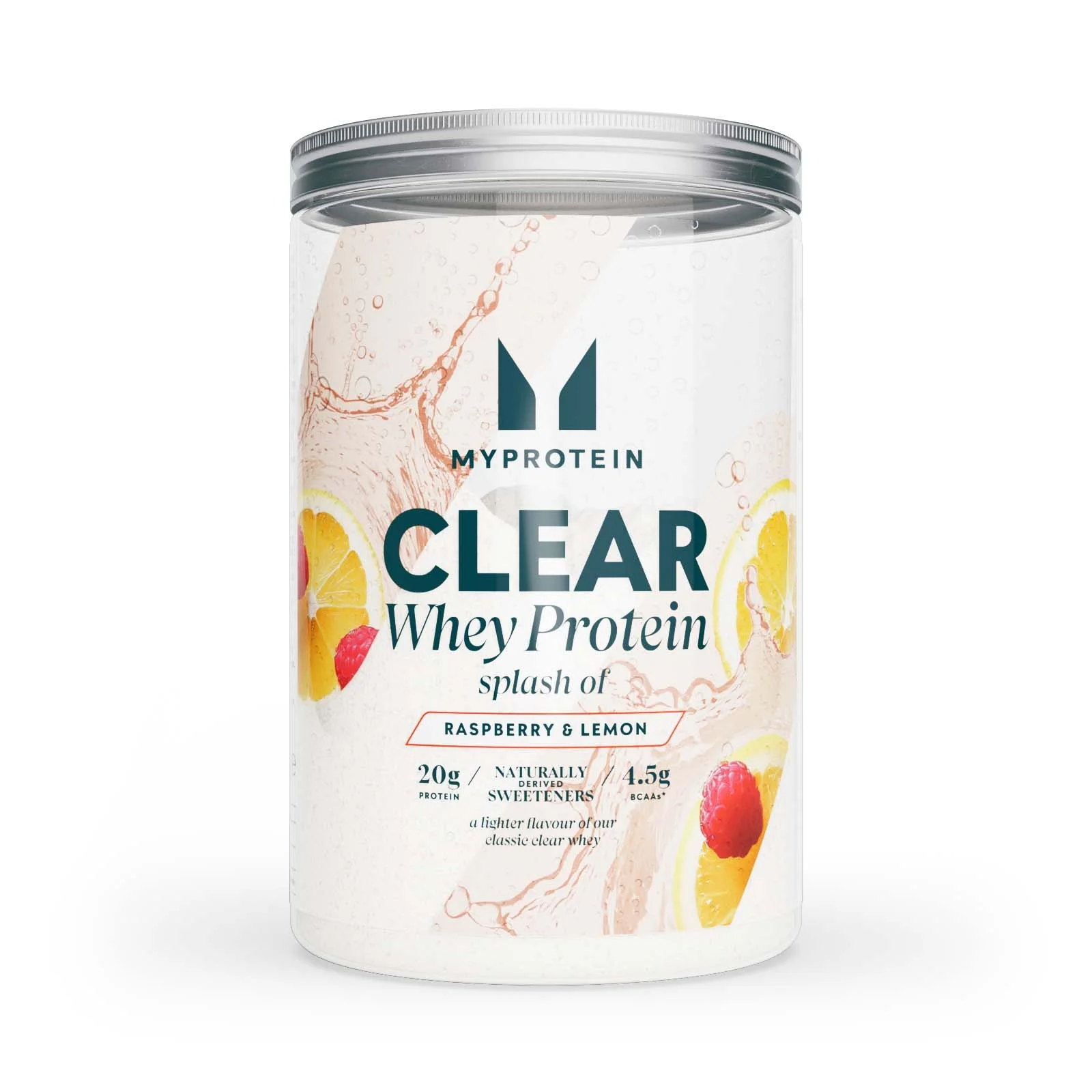 Clear Whey Splash - 390G - 15Porcijas - Splash Of - Raspberry & Lemon attēls 1