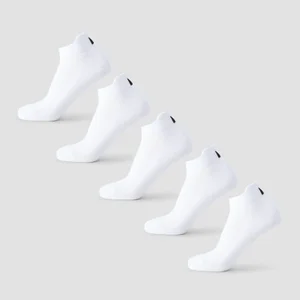 MP unisex treniņa zeķes (5 pāri) - baltas - Size UK 6-8