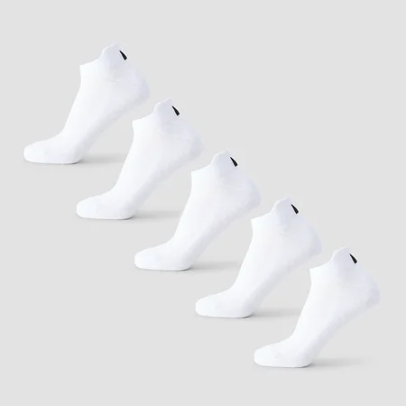 MP unisex treniņa zeķes (5 pāri) - baltas