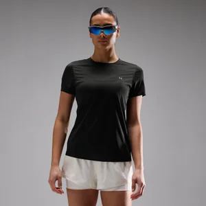 Sieviešu Velocity Ultra tīkla t-krekls MP - Melns - Size S