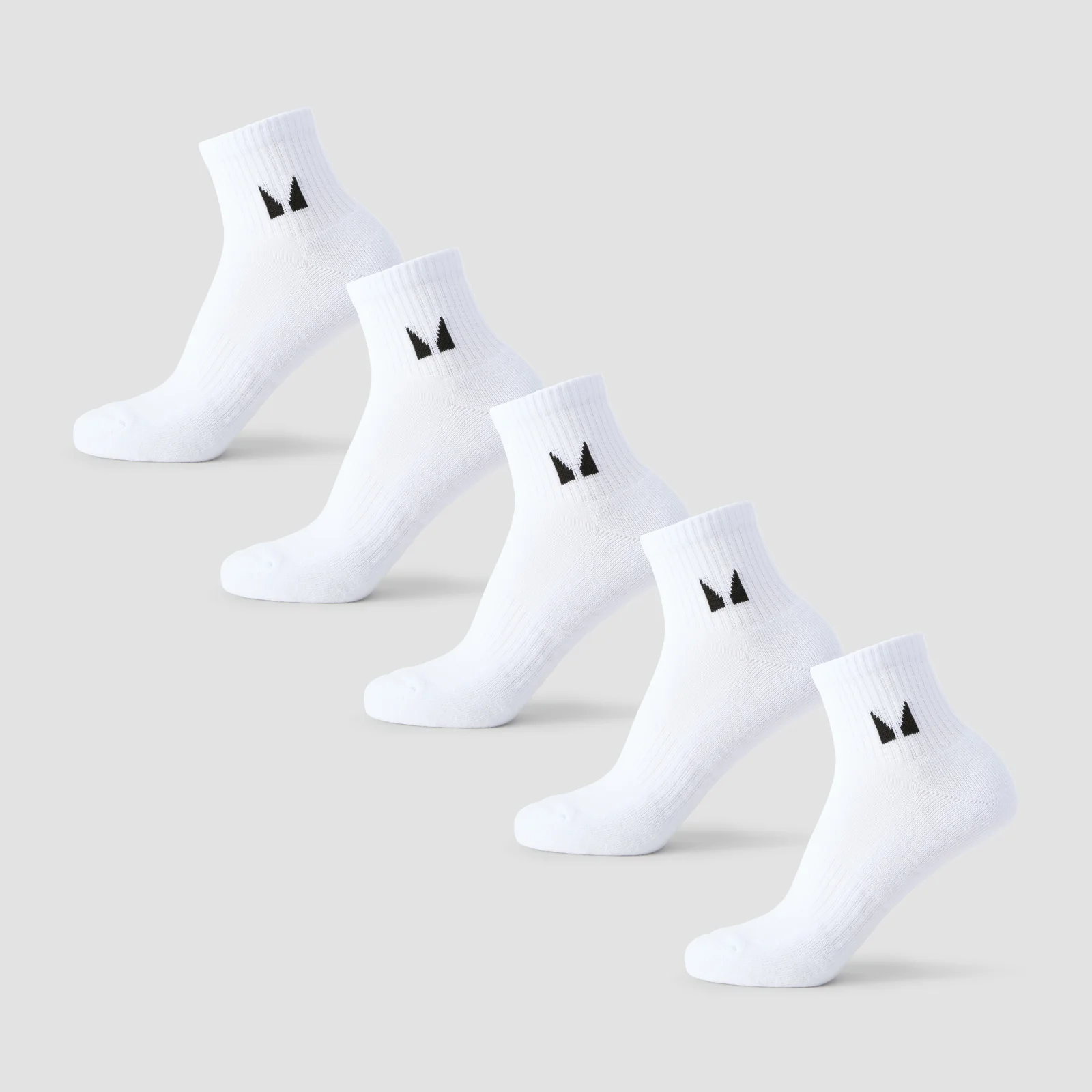 MP Unisex īsās zeķes (5 pāri) - Balts - UK 2-5 attēls 1