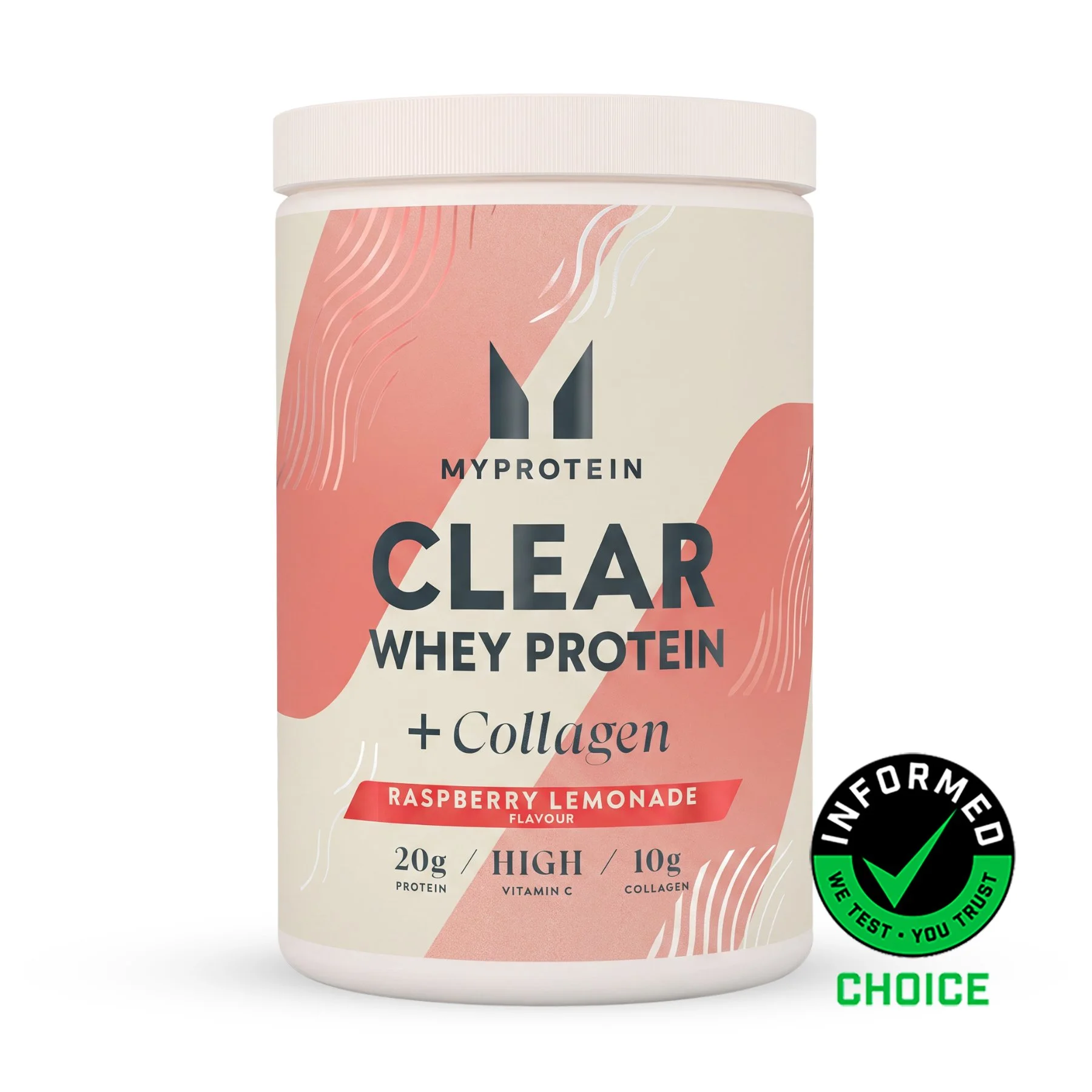 Clear Protein | Whey & Collagen - 500g - 20Porcijas - Aveņu limonāde attēls 1