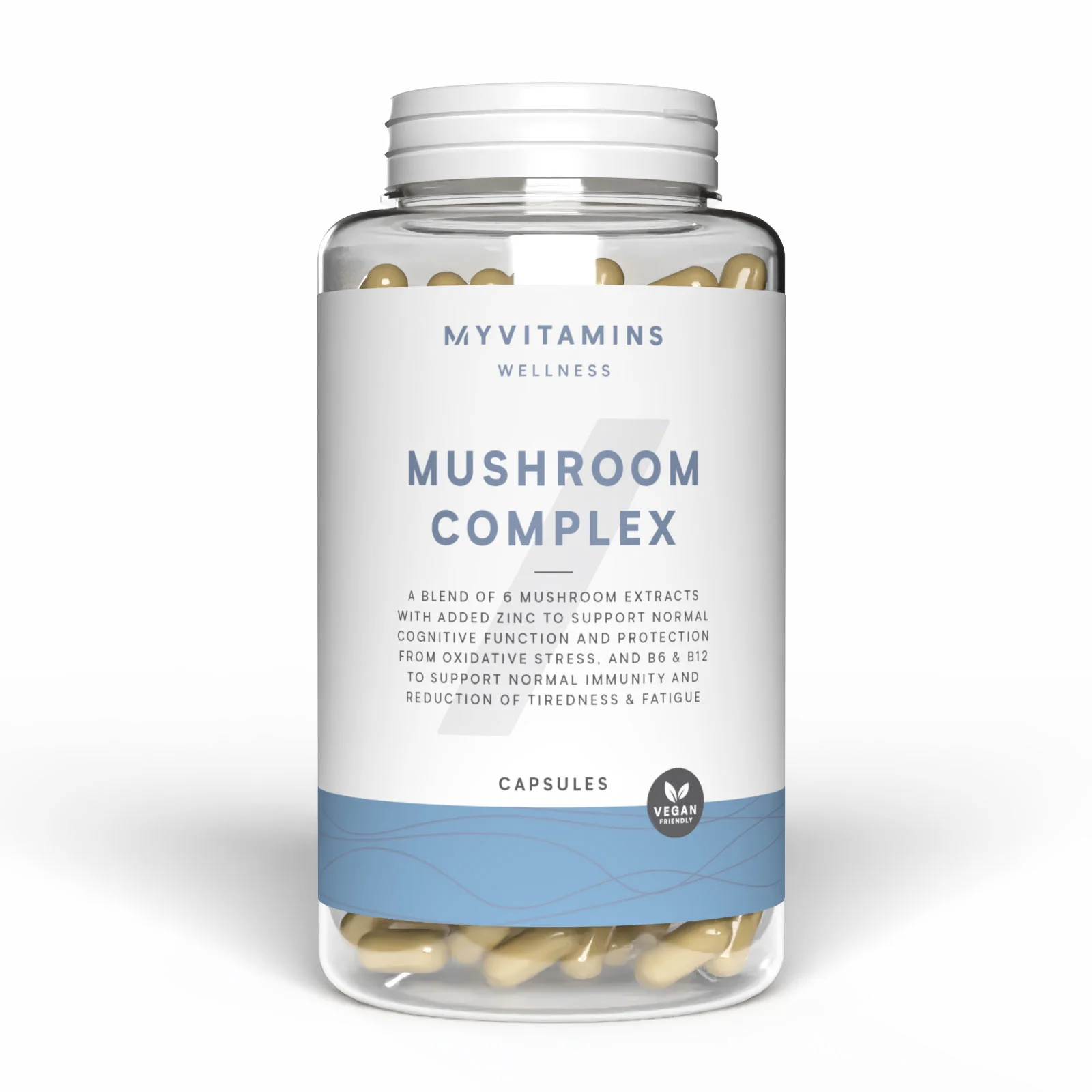 6 In 1 Sēņu kompleksa kapsulas - 60CAPSULES, 30servings attēls 1