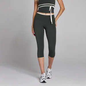 Sieviešu MP Tempo Contrast capri - mazgāti melns - Size XS
