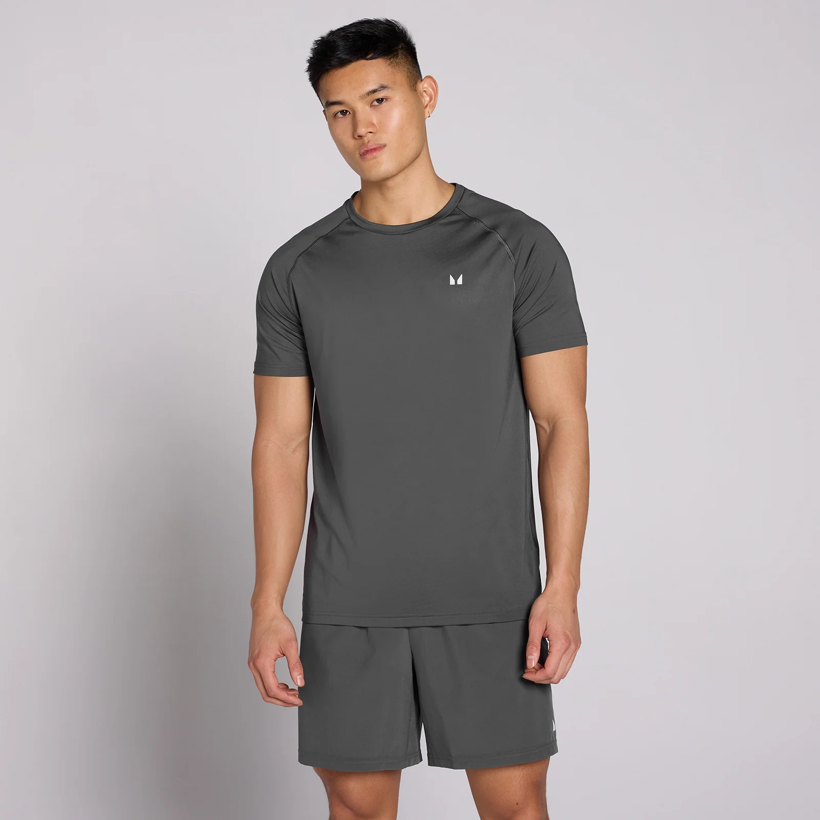 MP Men's Training Short Sleeve T-Shirt - Dark Grey - S attēls 1