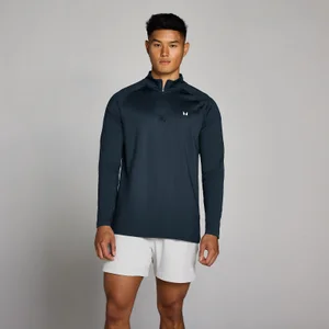 Vīriešu treniņu 1/4 rāvējslēdzēja jaka MP - tumši zila - Size XS
