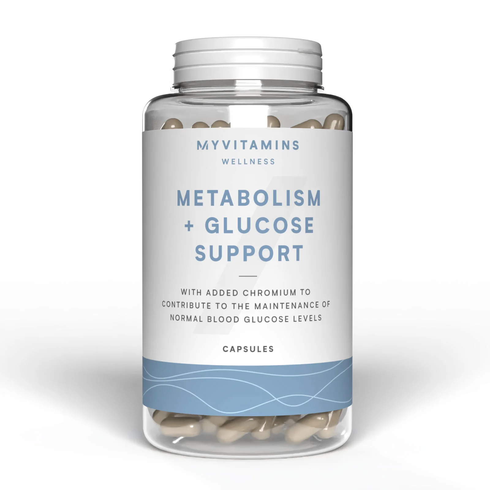 Kapsulas vielmaiņas un glikozes līmeņa atbalstam - 30CAPSULES, 30servings attēls 1