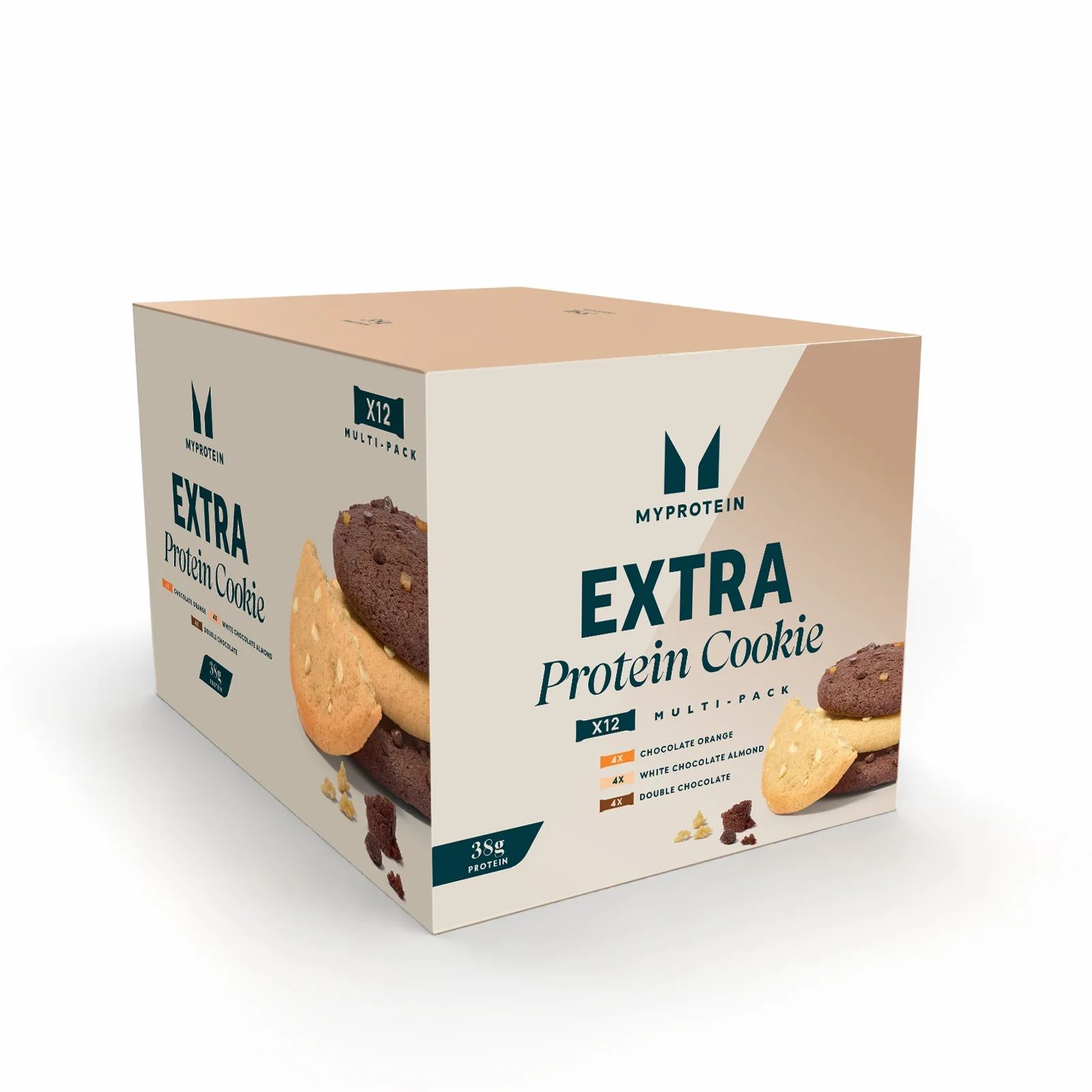 Extra Protein Cookie Variety Box | 12 Cepumi - 12cookies - Chocolate, Variety attēls 1