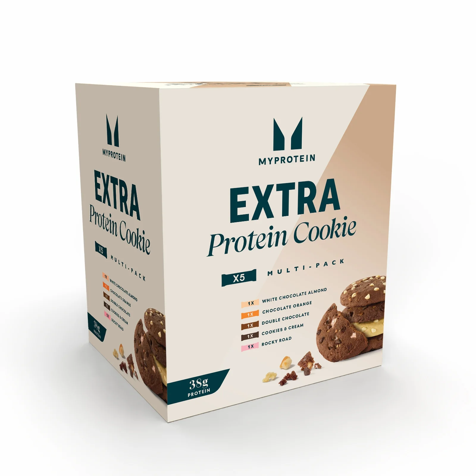 Protein Cookie - Proteīnu cepums - 5cookies - Chocolate, Variety attēls 1