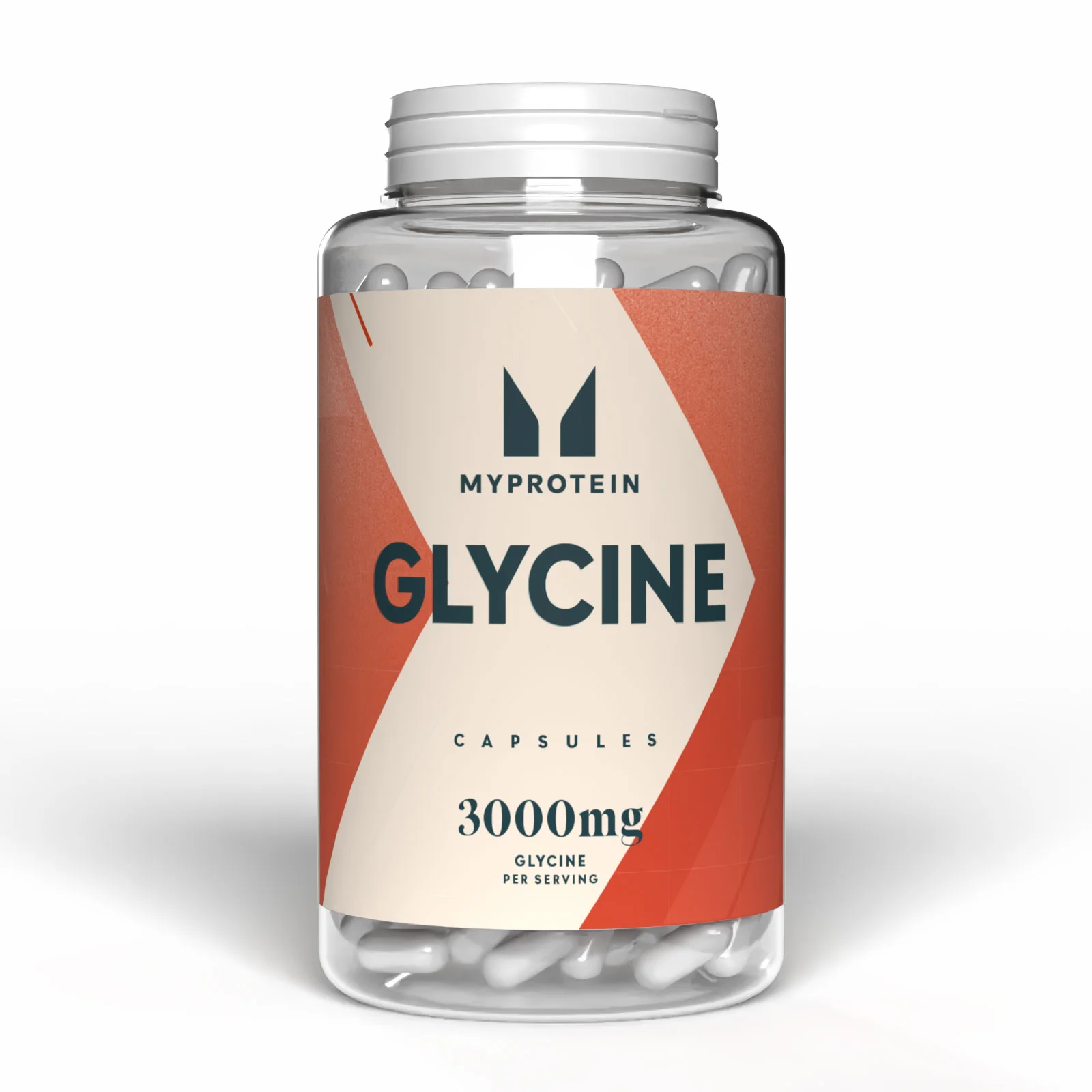 Glicīna kapsulas - 90 capsules, 30servings - Nearomatizēts attēls 1