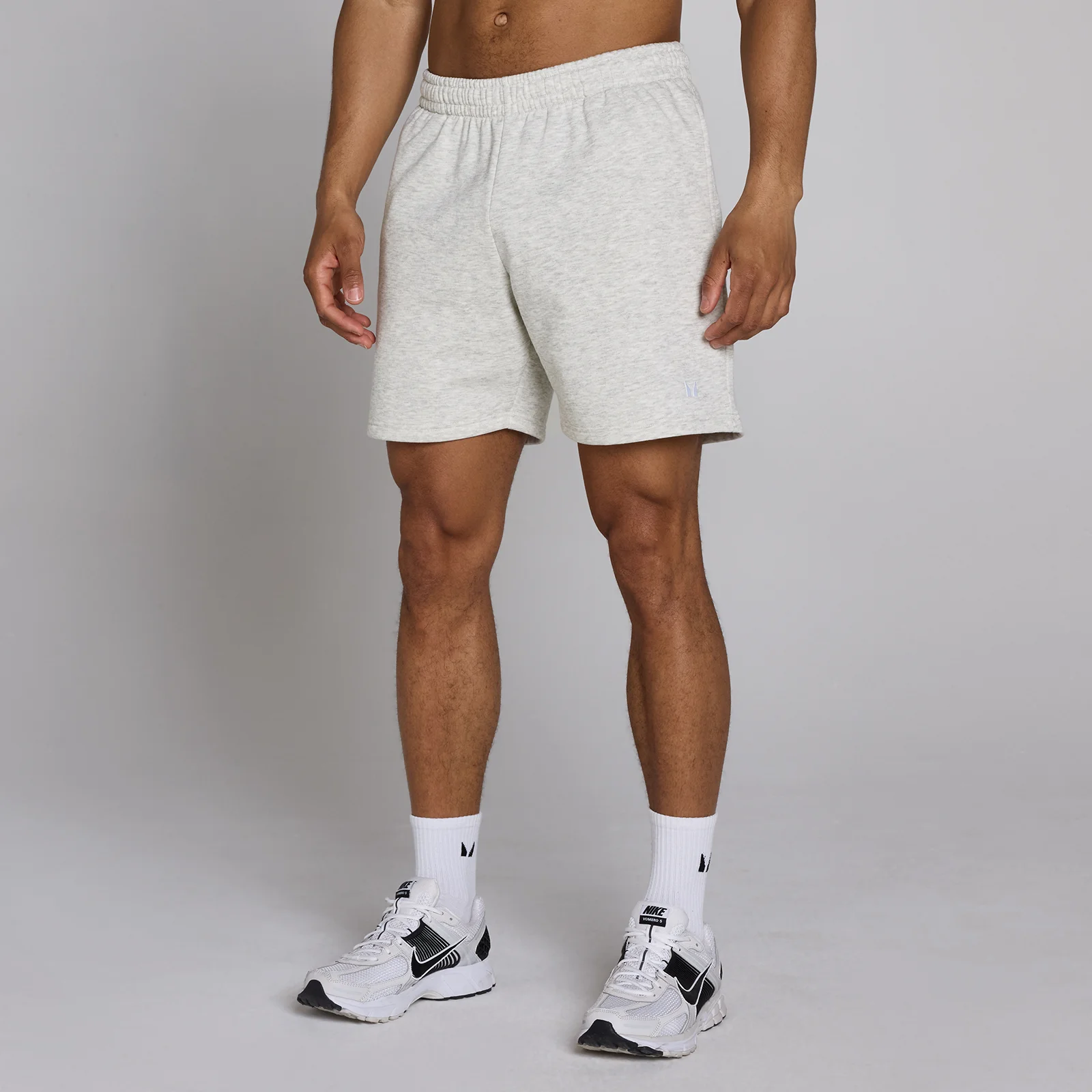MP Men's Rest Day 7" Sweat Short - Light Grey Marl - L attēls 1