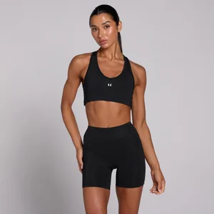 MP sieviešu treniņu sporta krūšturis ar T muguru - melns - Size XS