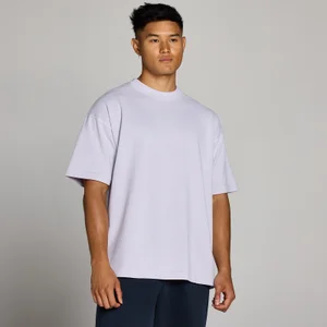 MP vīriešu mazgāts lielizmēra kokvilnas t-krekls - lillā pelēks - Size XS