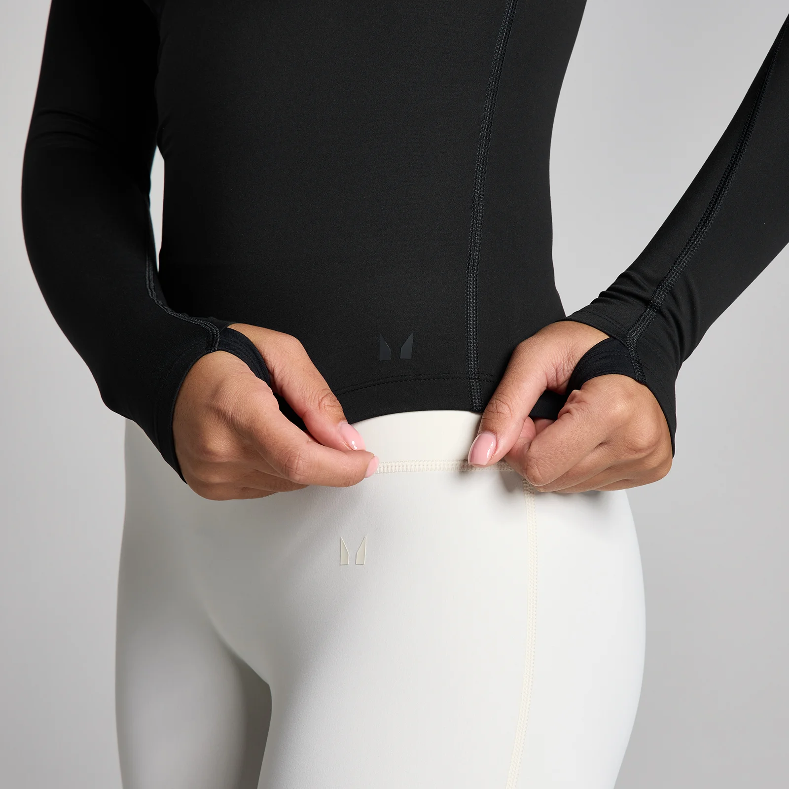 MP Sieviešu Tempo Long Sleeve Collared Tops - Melns - M attēls 4