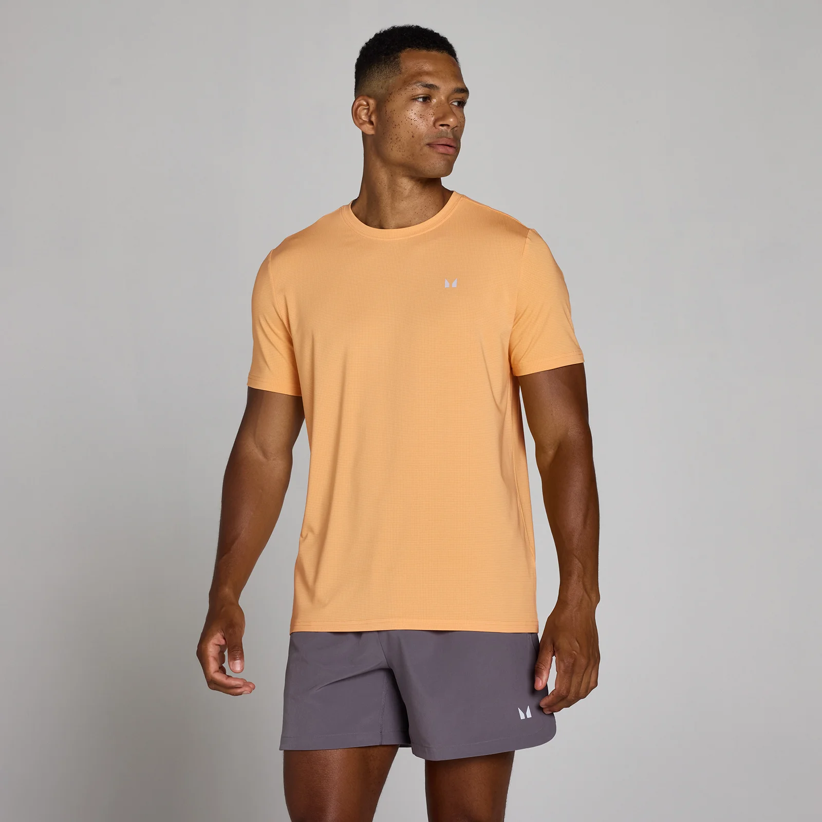 MP Men's Training Grid T-Shirt - Apricot - M attēls 1