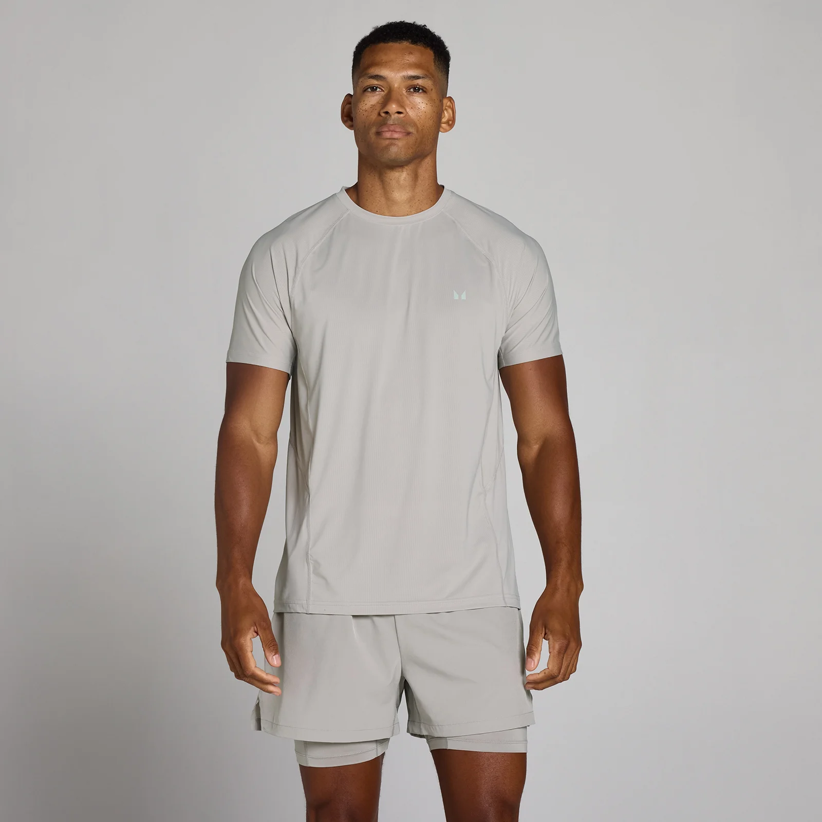 MP Men's Training Ultra Mesh T-Shirt - Chalk Grey - XS attēls 1