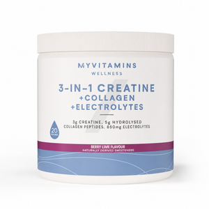 3 vienā Kreatīns + Kolagēns + Elektrolīti - Flavour Mixed Berry Lime