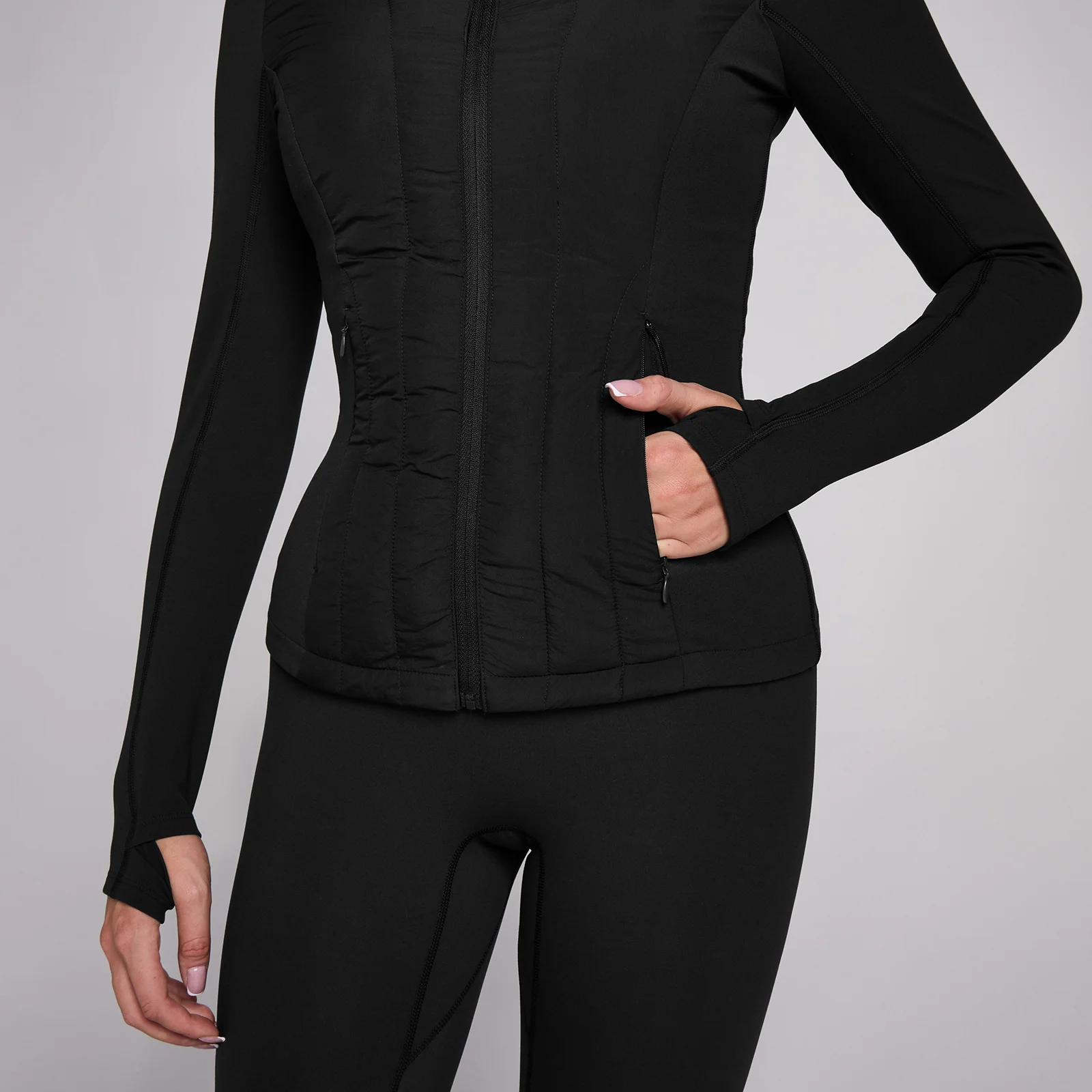 MP Women's SculptForm hibrīdjaka - melna - XS attēls 4