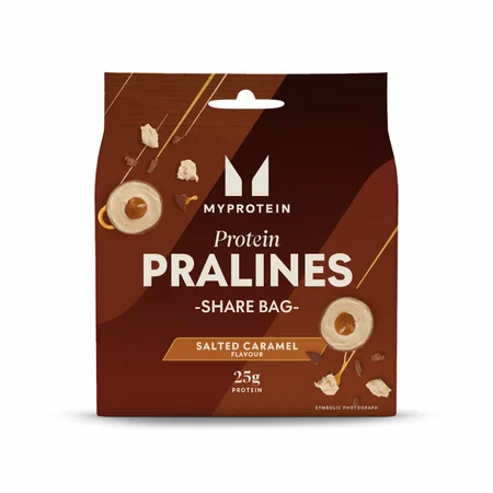 Protein Pralines dalīšanās iepakojums