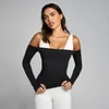 MP Sieviešu Tempo Off The Shoulder LS Tops - Melns