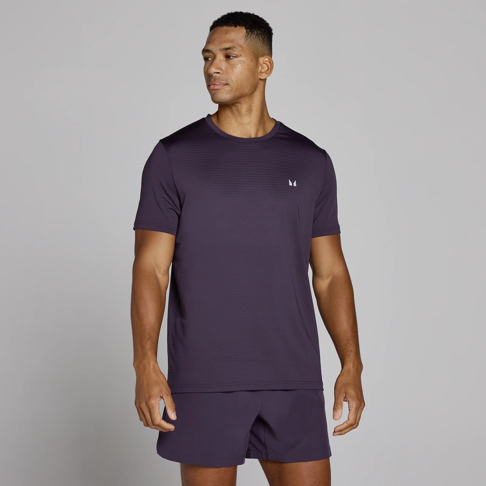 MP Vīriešu Training Texture T-krekls - Midnight Plum - XS attēls 1