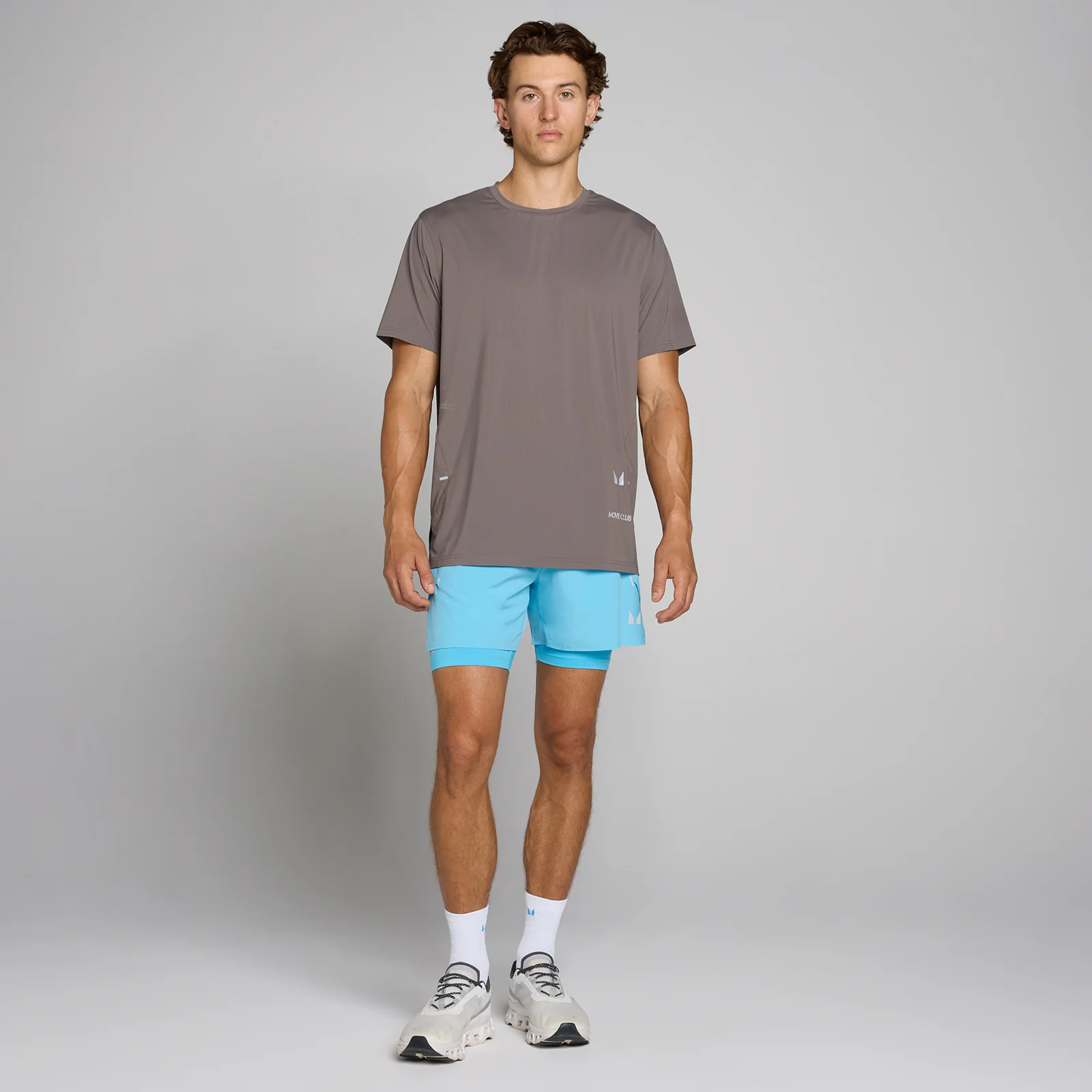 MP vīriešu hybrid mesh t-krekls - pelēcīgā pelēkā - L attēls 3