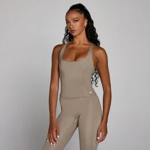 MP sieviešu treniņu uzvalks ar racer muguru - Light Taupe - Size M