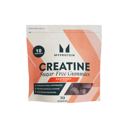Kreatīna Gummies - 30 Gummies - 10Porcijas - Raspberry (Sugar-Free)