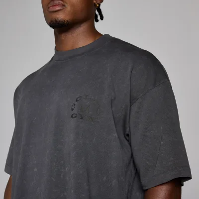 MP X Gold's Vīriešu Washed Graphic Oversized T-krekls - Washed Coal - XS attēls 6