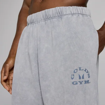 MP X Gold's Vīriešu Washed Graphic Oversized Treniņbikses - Steel Blue - L attēls 6