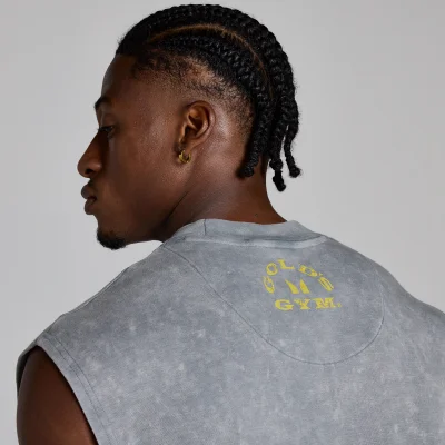 MP X Gold's Vīriešu Washed Graphic Oversized Tank - Steel Blue - XL attēls 6